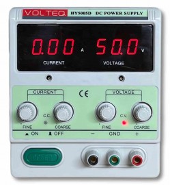 VOLTEQ REGULATED VARIABLE DC POWER SUPPLY HY5005D 50V 5A 