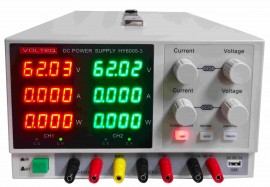 VARIABLE REGULATED SWITCHING DC POWER SUPPLY 60V 5A HY6005-3 DUAL OUTPUTS